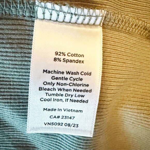 Haven Well Within Essential Organic Cotton Scoop Neck Tank, NWT, Lt Olive, Sz L - Picture 4 of 5